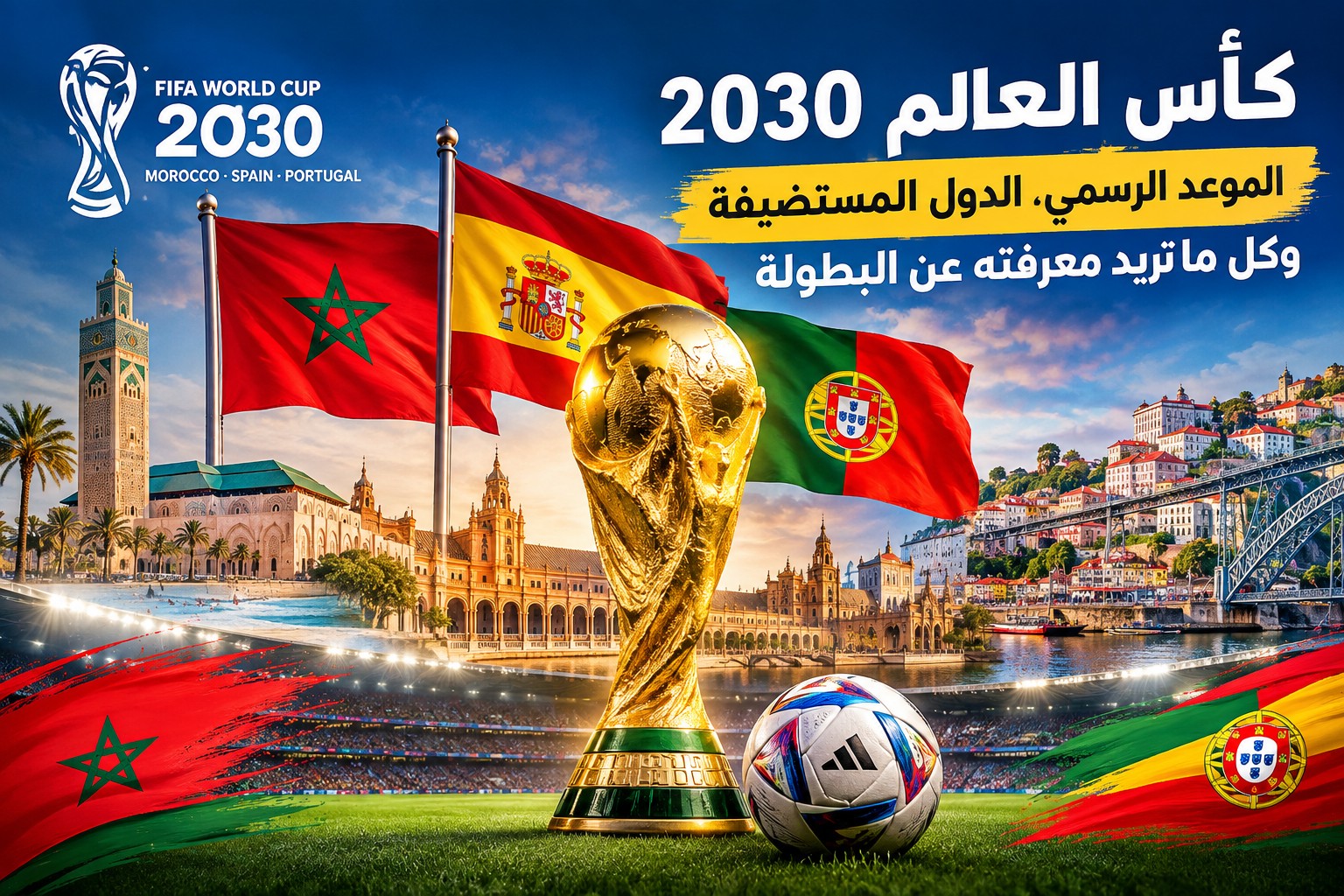 كأس العالم 2030 في المغرب وإسبانيا والبرتغال